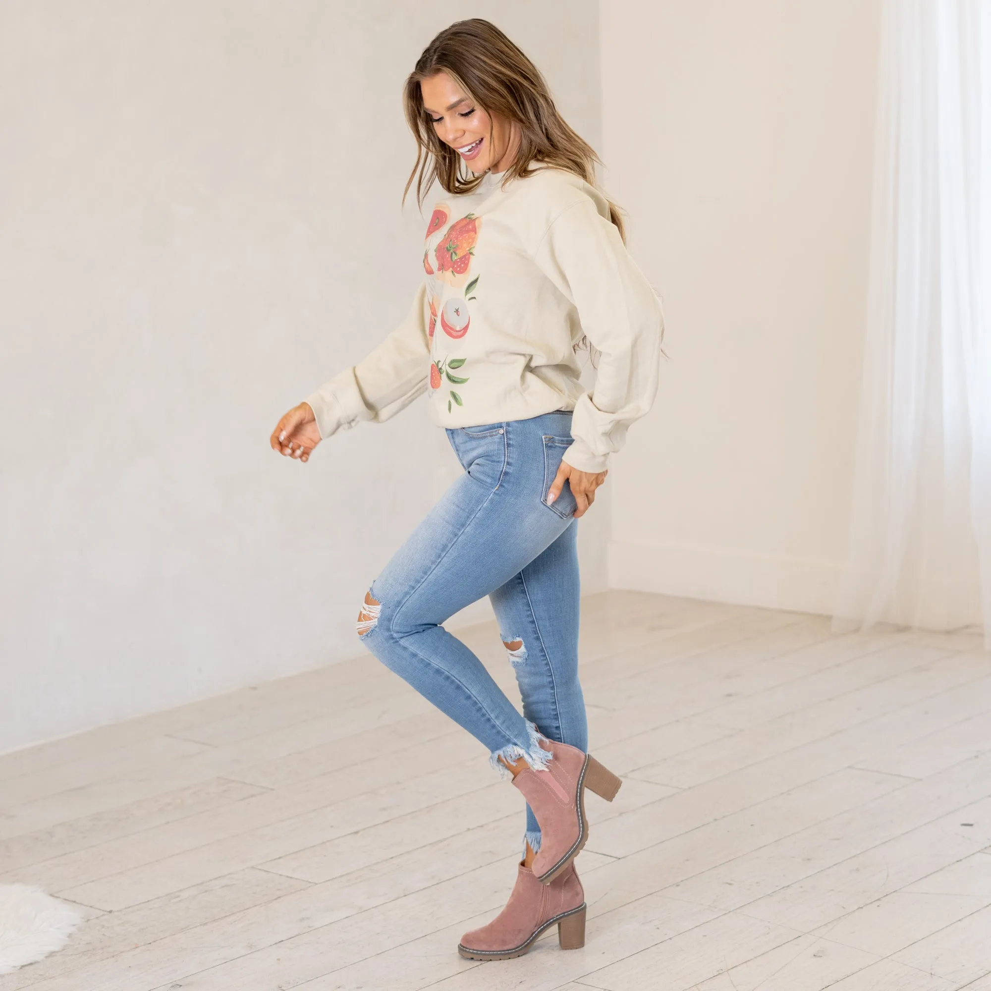 Delilah High Rise Ankle Skinny