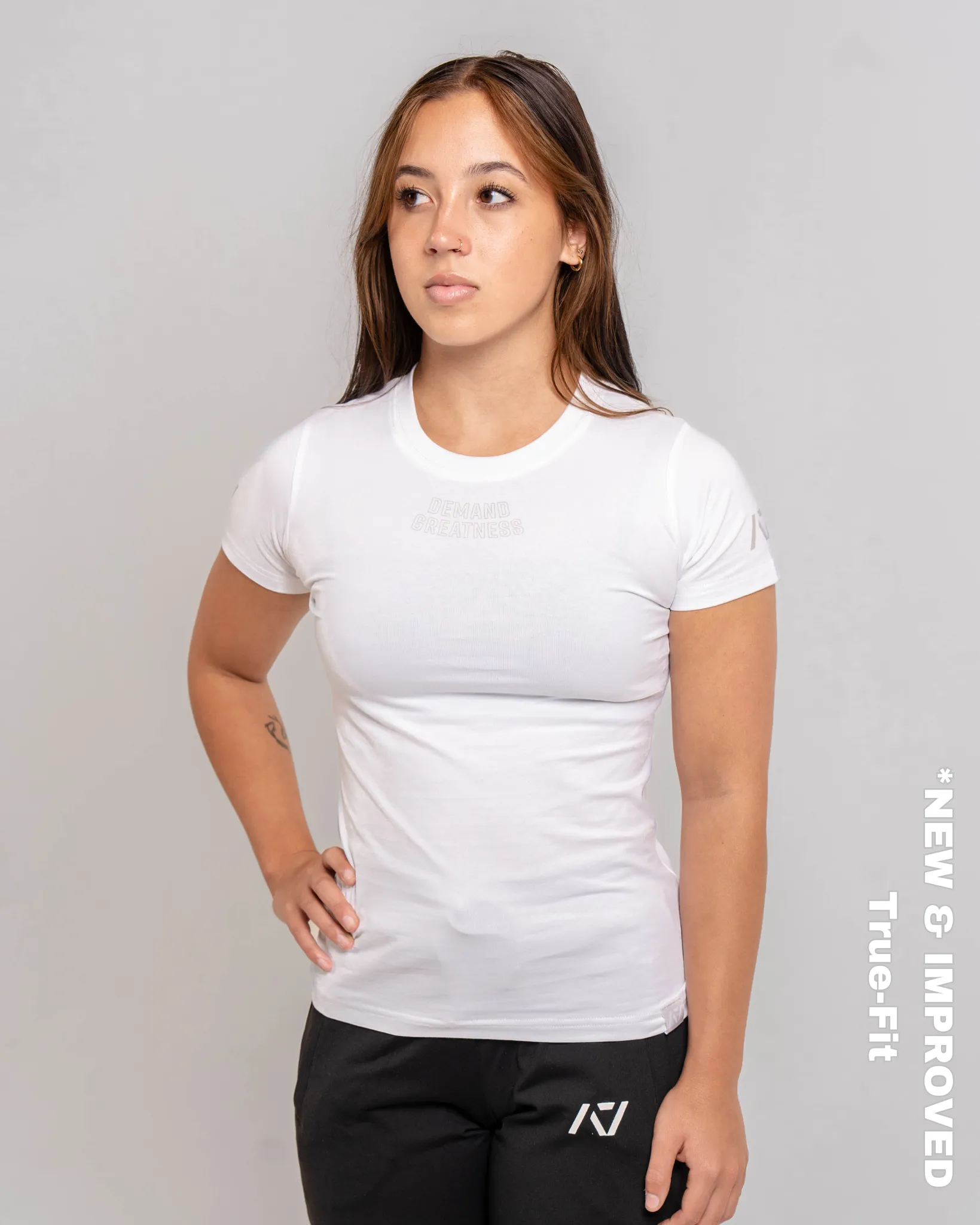 Demand Greatness True-Fit Women's Meet Shirt - IPF Approved - Polar