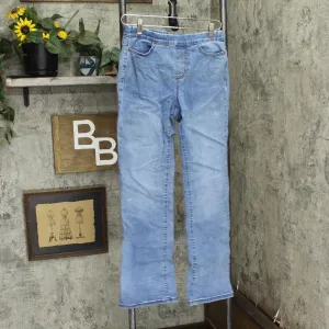 Denim & Co. Womens Modern Denim Lightly Bodied Pull On Jeans Light Blue 2XS