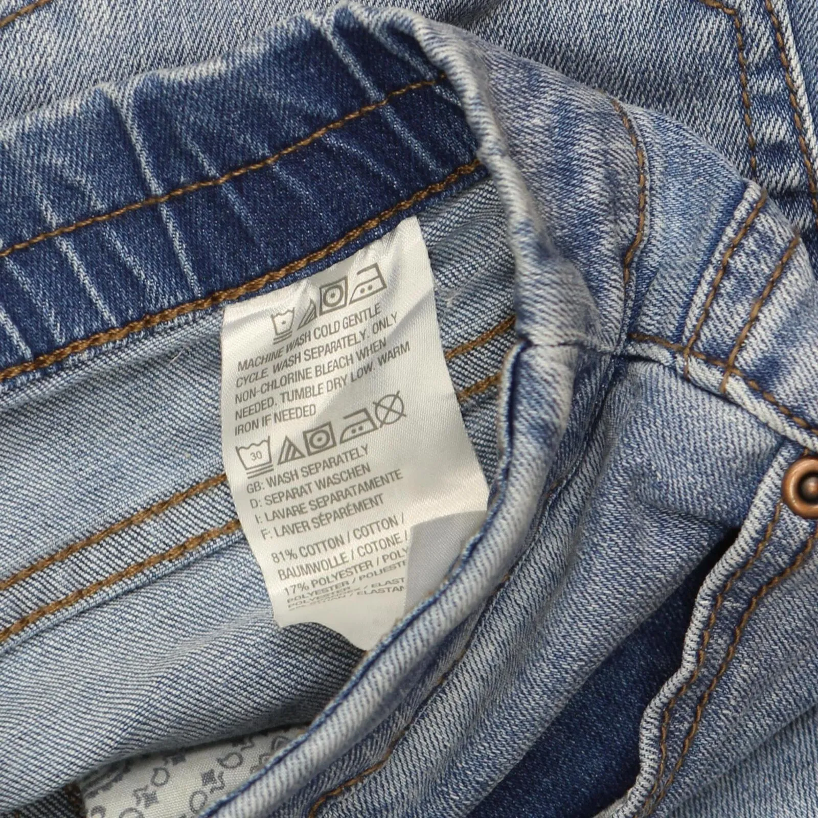 Denim & Co. Womens Modern Denim Lightly Bodied Pull On Jeans Light Blue 2XS