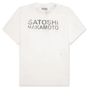 Destroyed Luke Tee - White