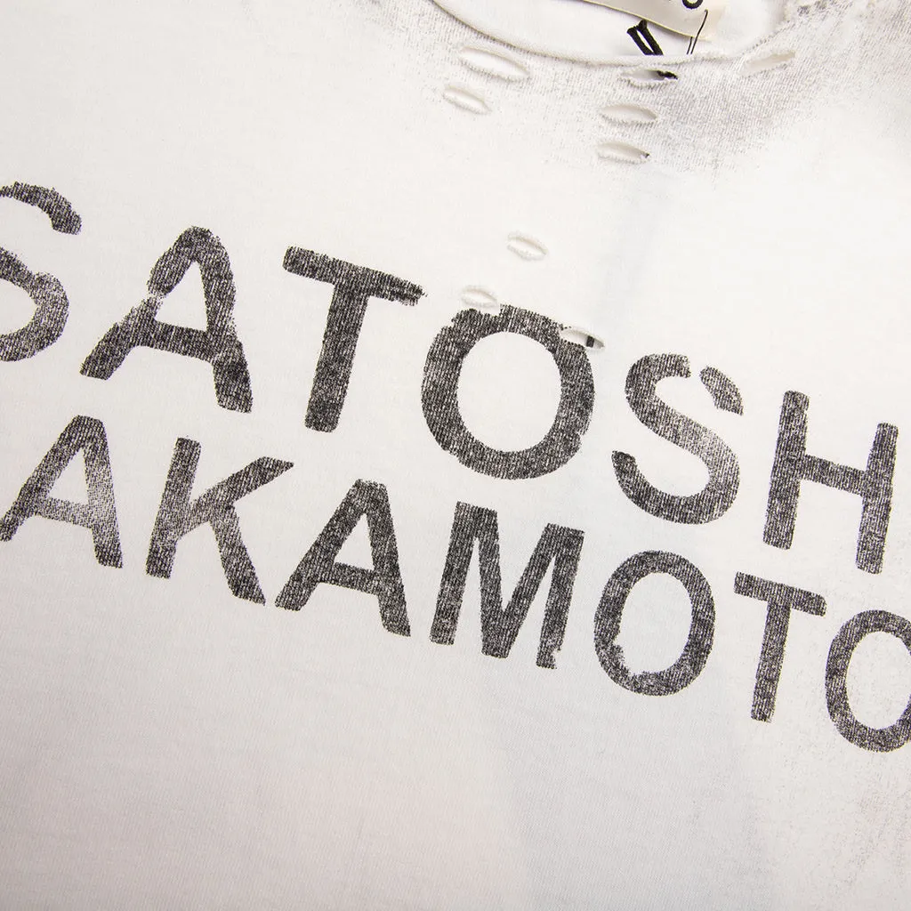 Destroyed Luke Tee - White