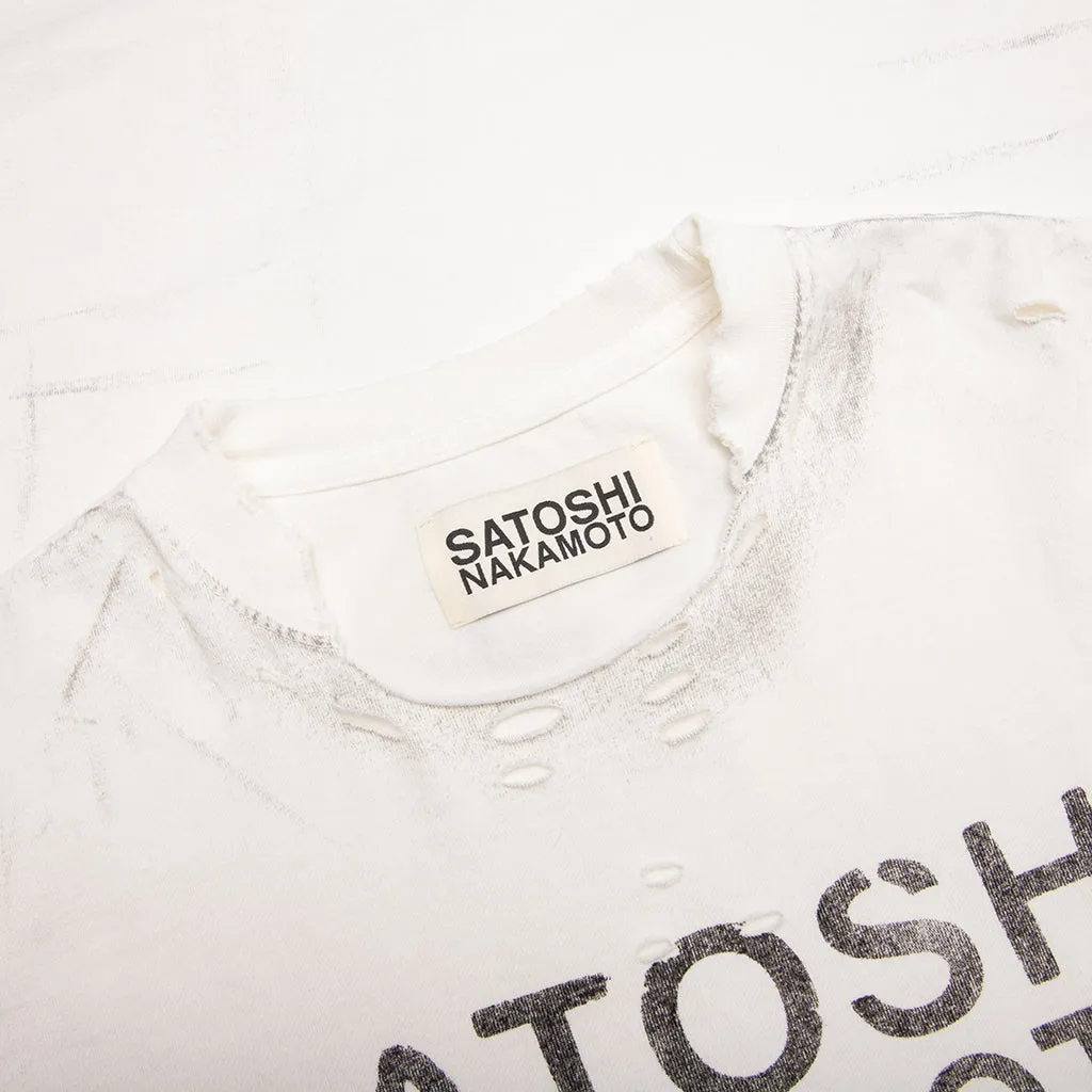 Destroyed Luke Tee - White