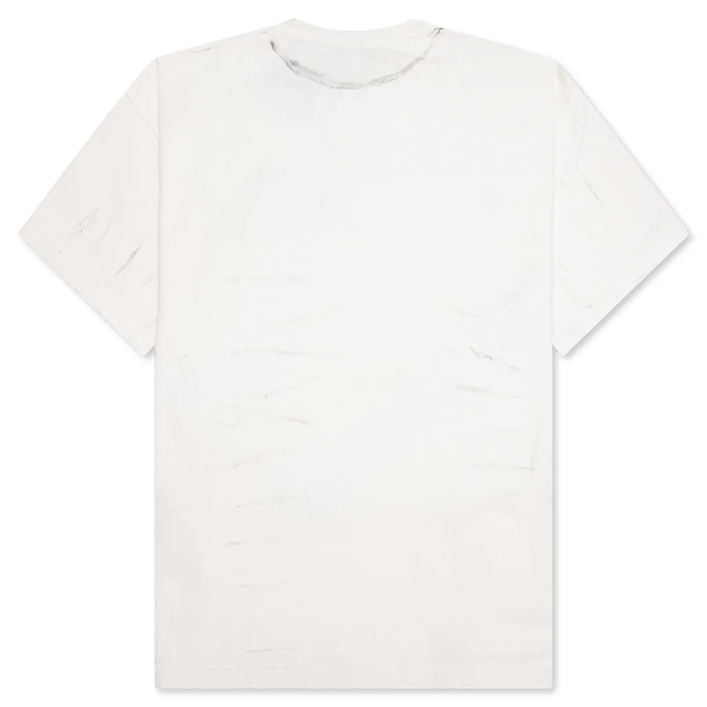 Destroyed Luke Tee - White