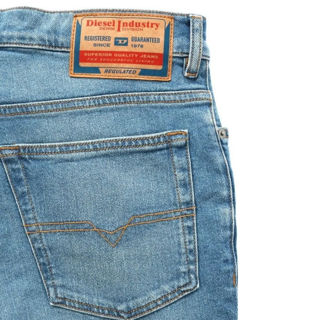 Diesel Mens D-Finitive 0ENAS Denim Jeans Blue