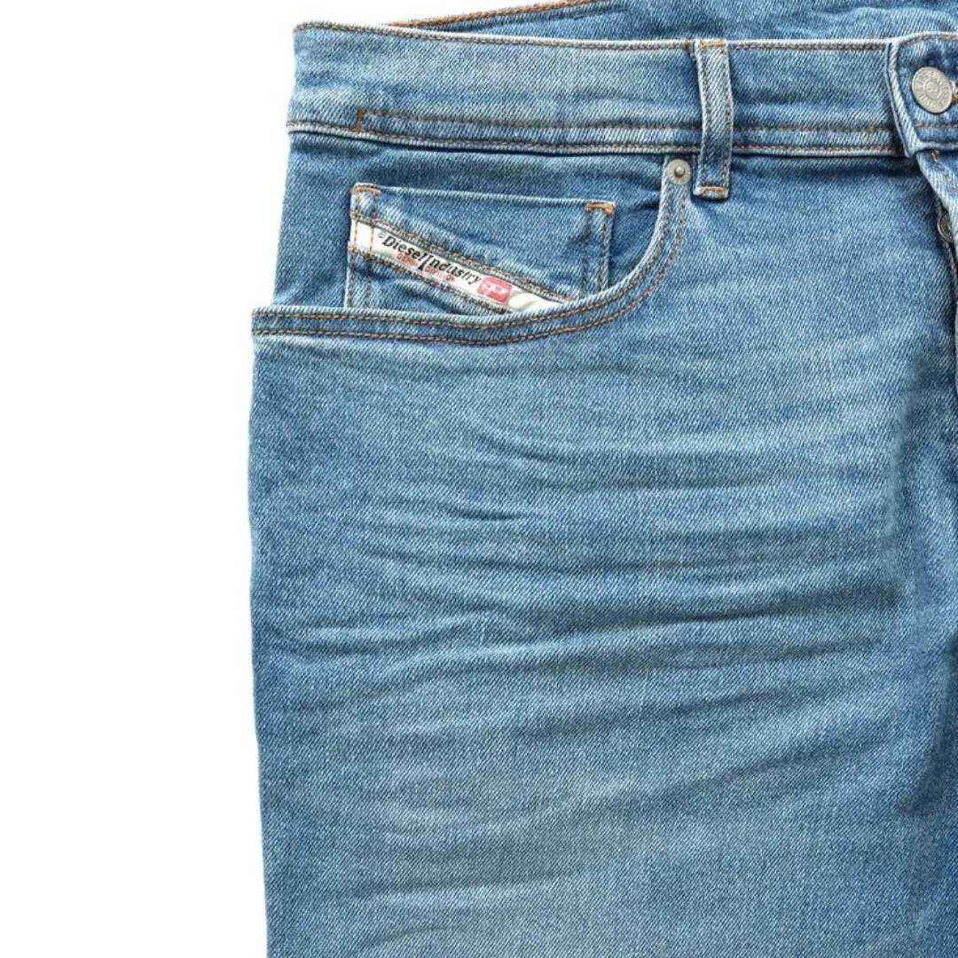 Diesel Mens D-Finitive 0ENAS Denim Jeans Blue