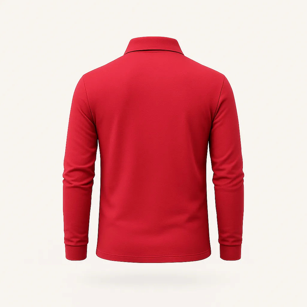 Domoir | Long Sleeve Everyday Polo Shirt