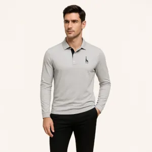 Domoir | Long Sleeve Everyday Polo Shirt