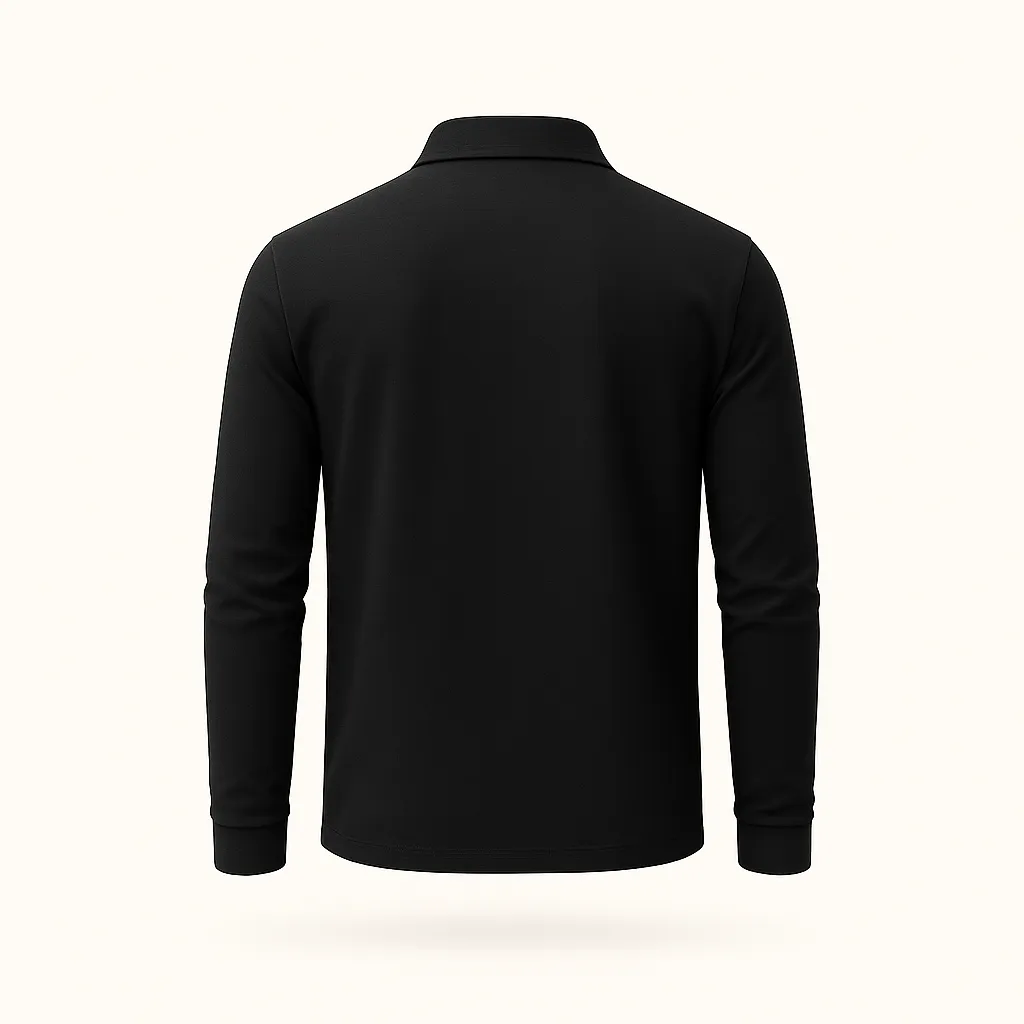 Domoir | Long Sleeve Everyday Polo Shirt