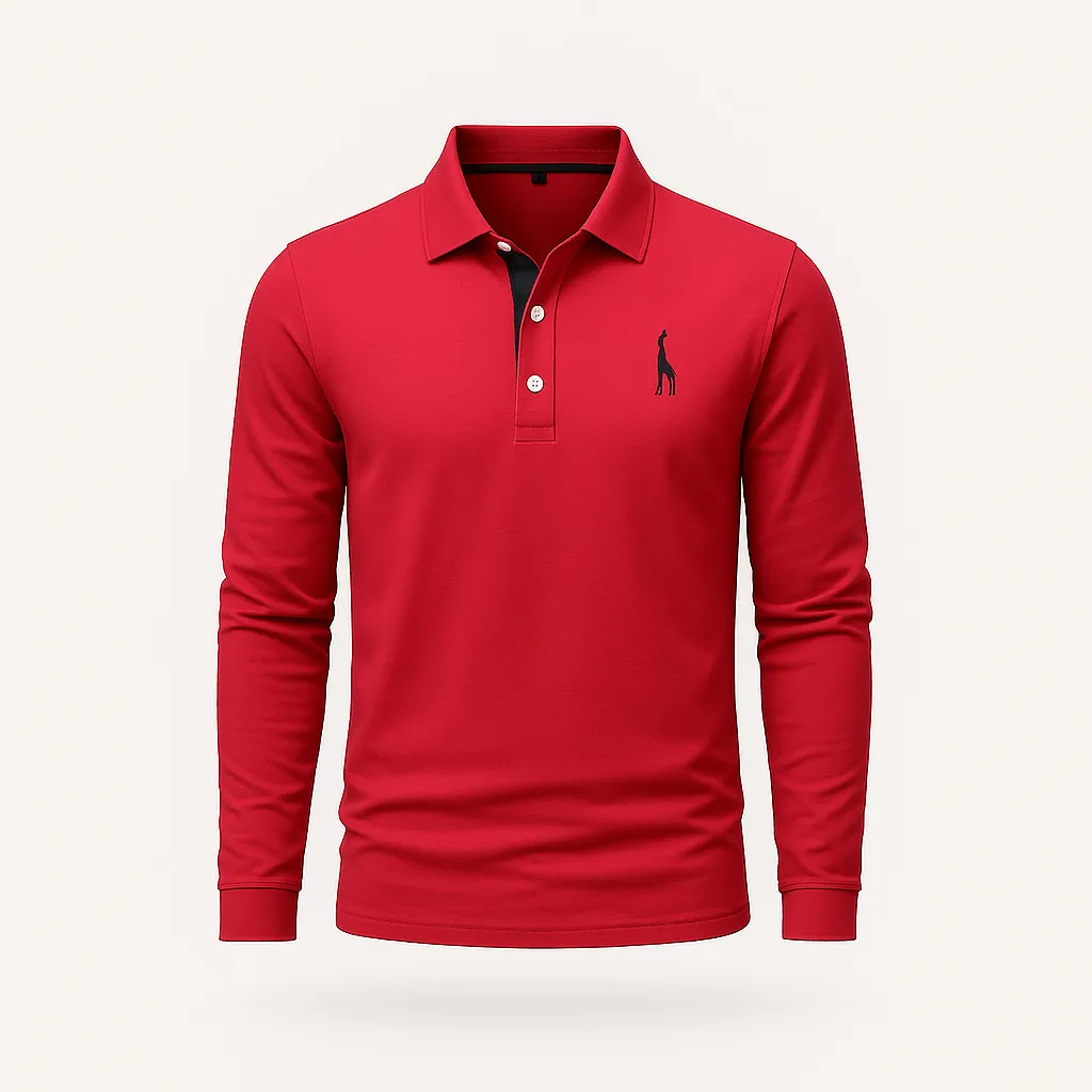 Domoir | Long Sleeve Everyday Polo Shirt