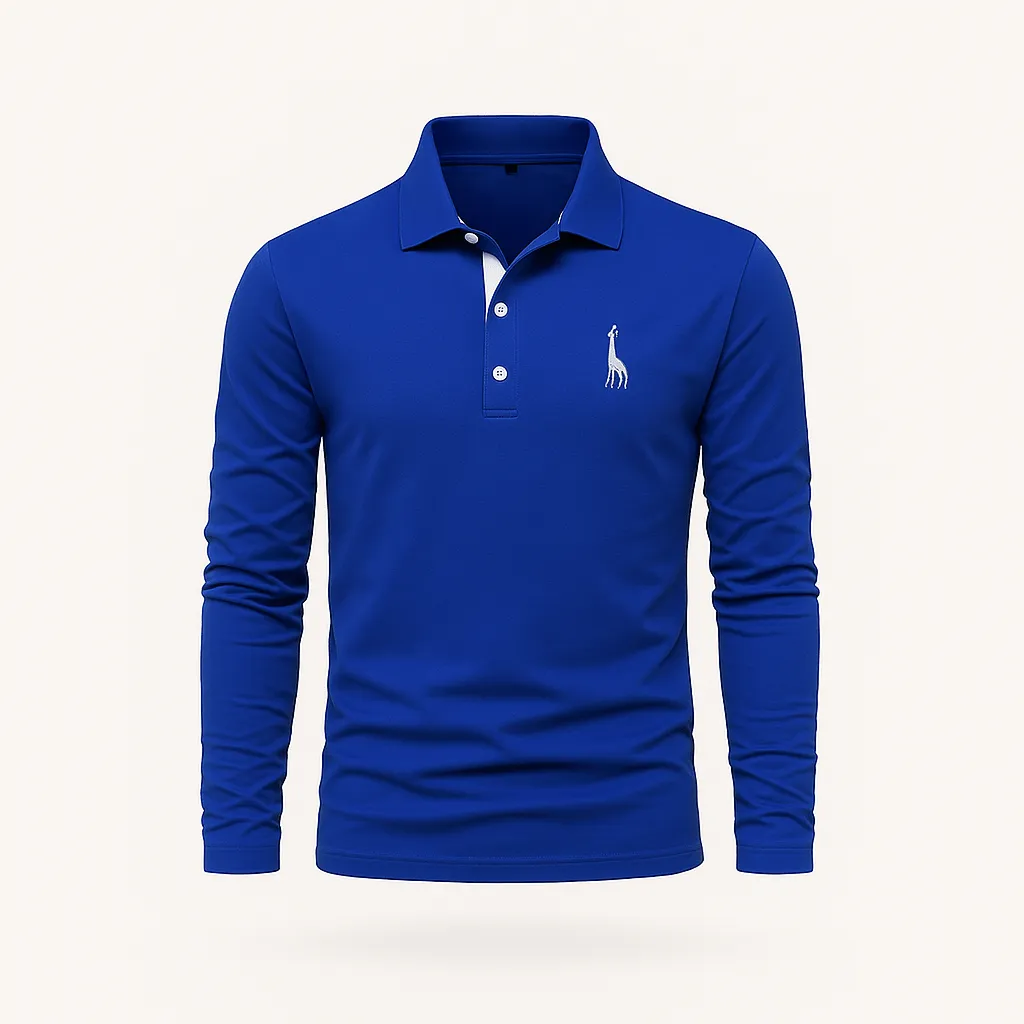 Domoir | Long Sleeve Everyday Polo Shirt