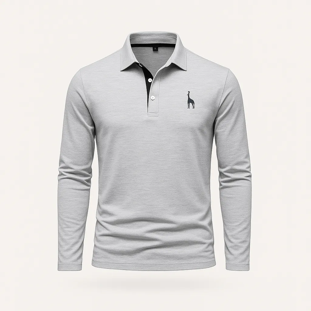 Domoir | Long Sleeve Everyday Polo Shirt