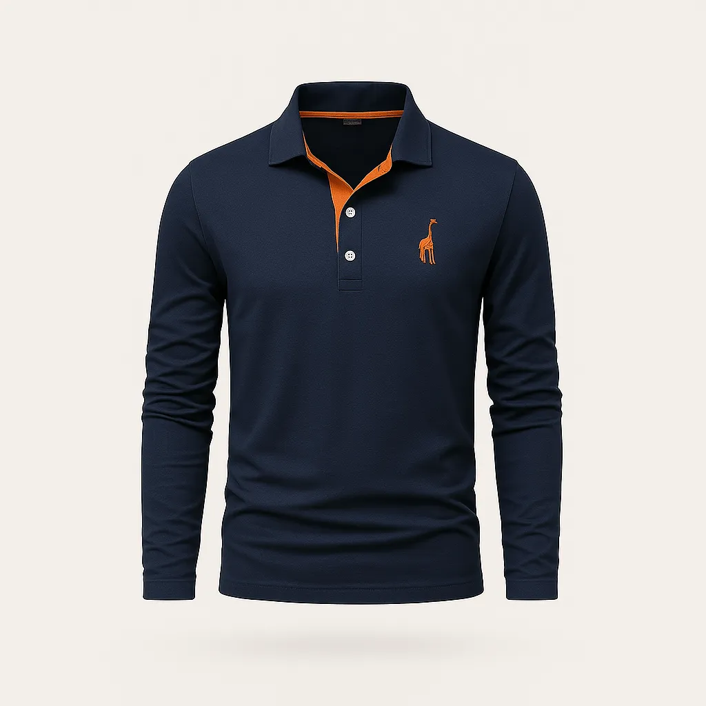 Domoir | Long Sleeve Everyday Polo Shirt