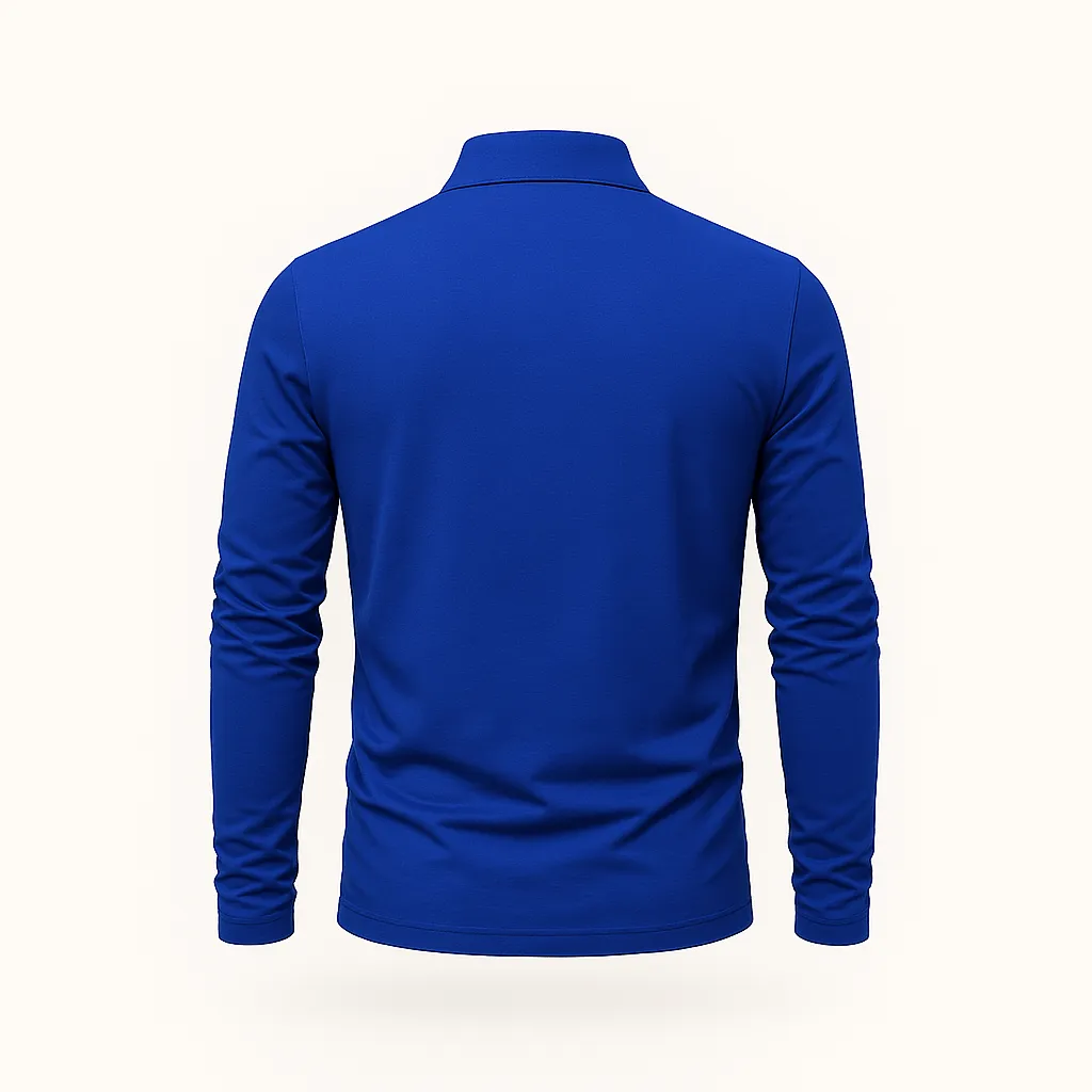 Domoir | Long Sleeve Everyday Polo Shirt
