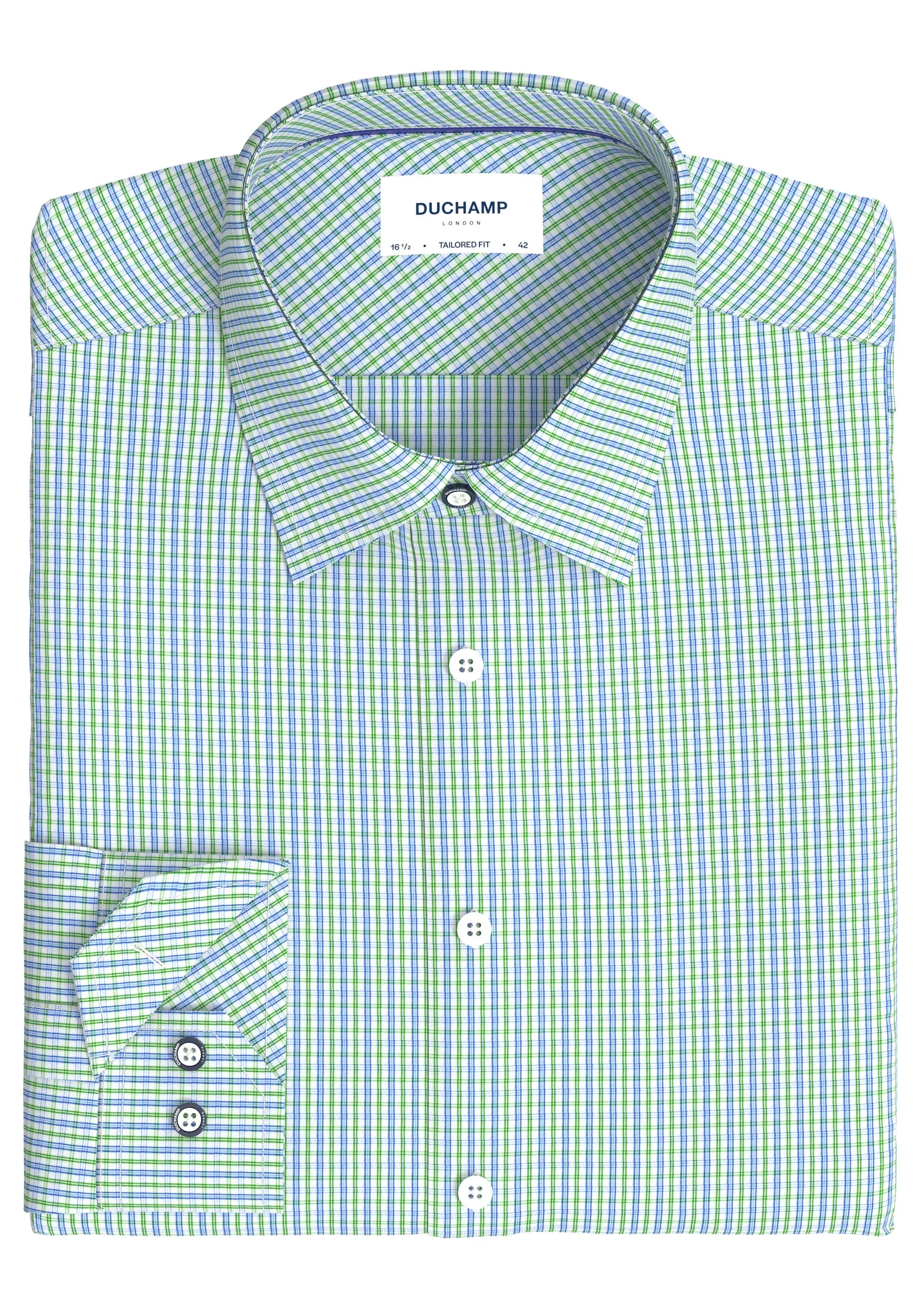 Duchamp London Check Dress Shirt