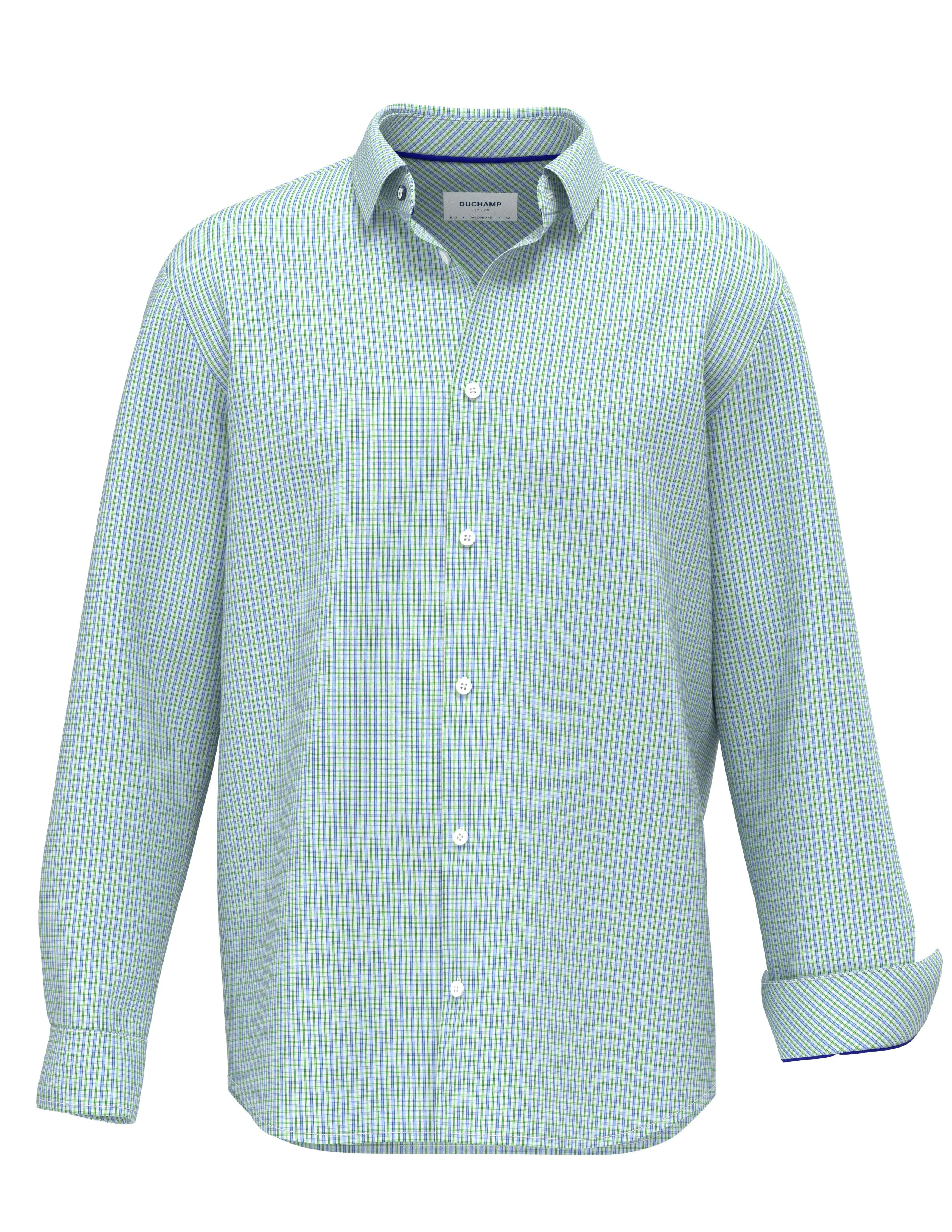 Duchamp London Check Dress Shirt