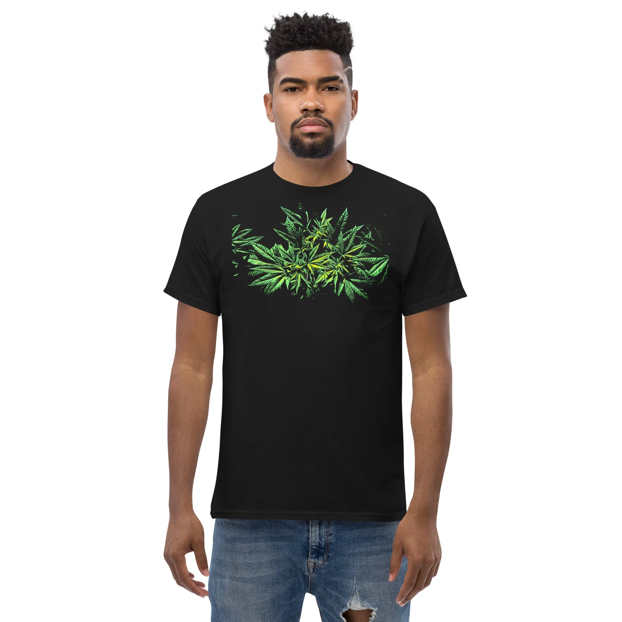 Early Flowering Broad Cannabis Leaf Unisex T-shirt
