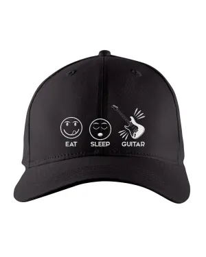EAT SLEEP GUITAR- Snapback Trucker Cap
