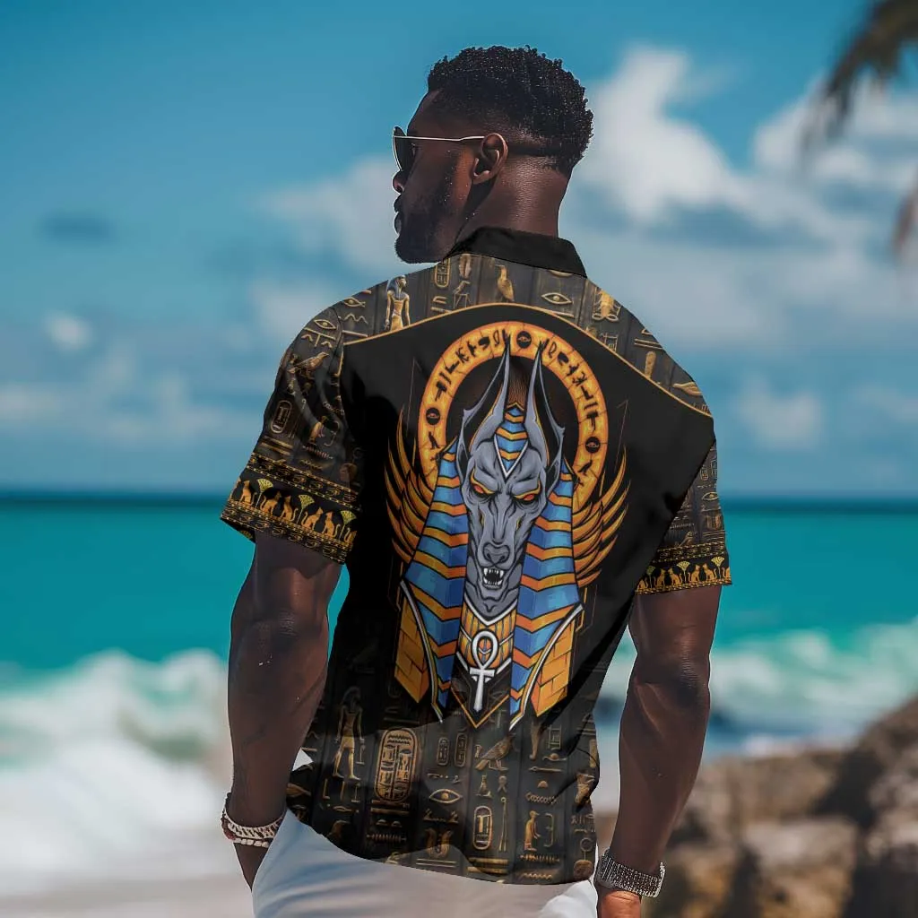 Egyptian Anubis Hawaiian Shirt Ancient Egypt Culture LT9