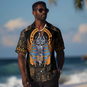 Egyptian Anubis Hawaiian Shirt Ancient Egypt Culture LT9