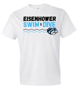Eisenhower Swim & Dive White TShirt