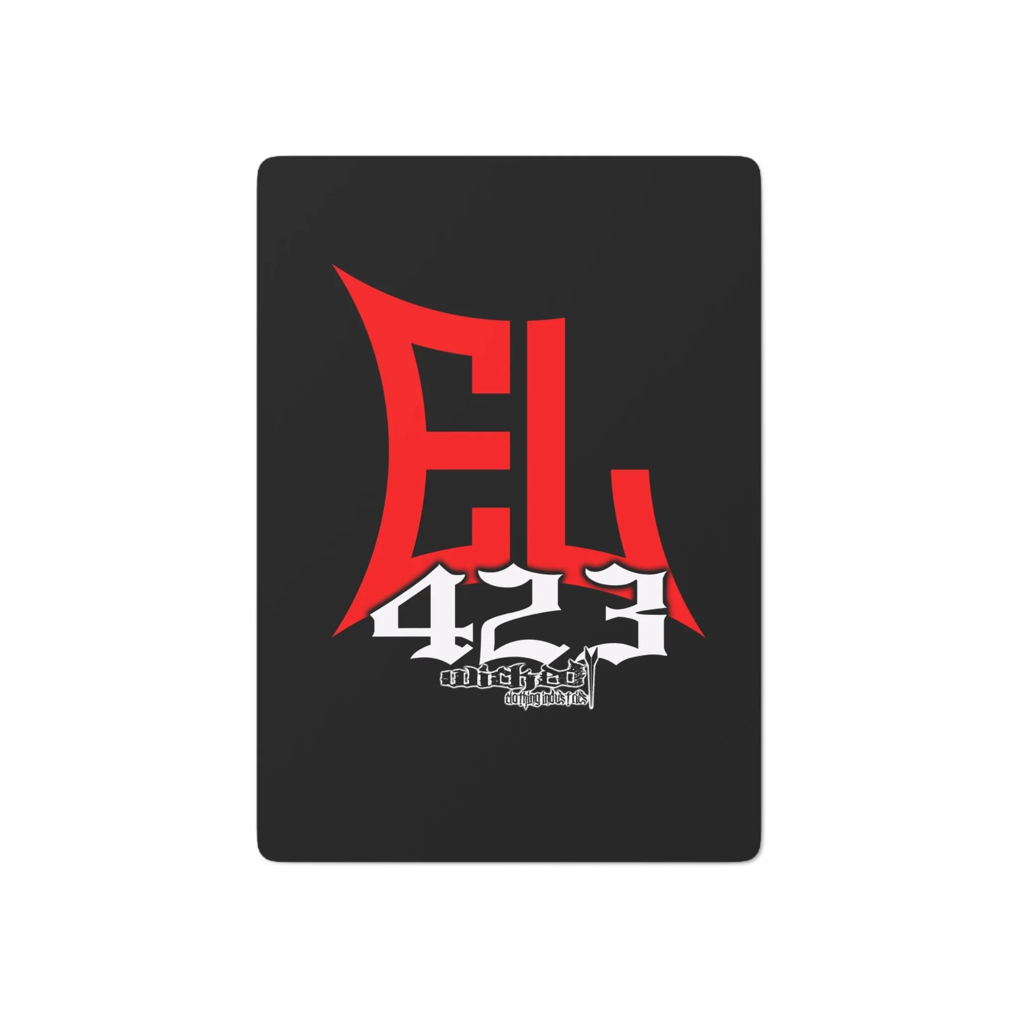 EL423 Red Bold/ Poker Cards