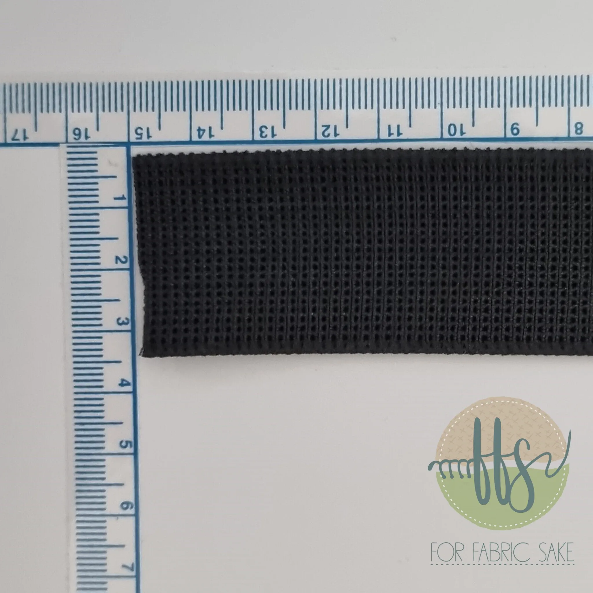 Elastic- NON roll 25mm - Black