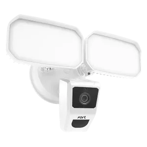 ESP ECSPCAMFLW Wi-Fi Security Camera with Twin Flood Lights White