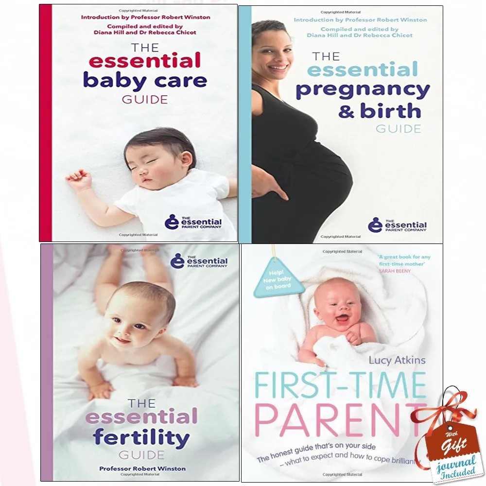 Essential Parent Company Books and First-Time Parent Collection 4 Books Bundle With Gift Journal