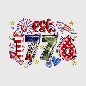 Established 1776 Patriotic Transfer