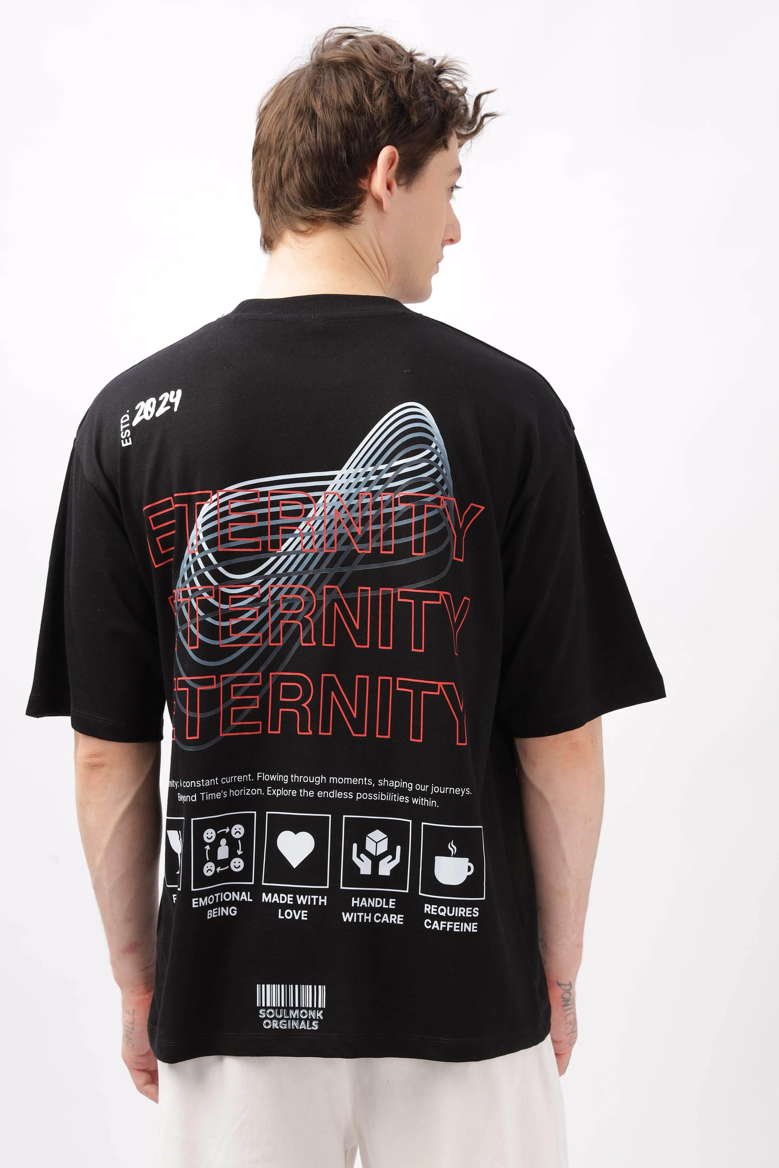 Eternity Black Oversized T-shirt