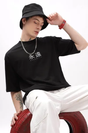 Eternity Black Oversized T-shirt