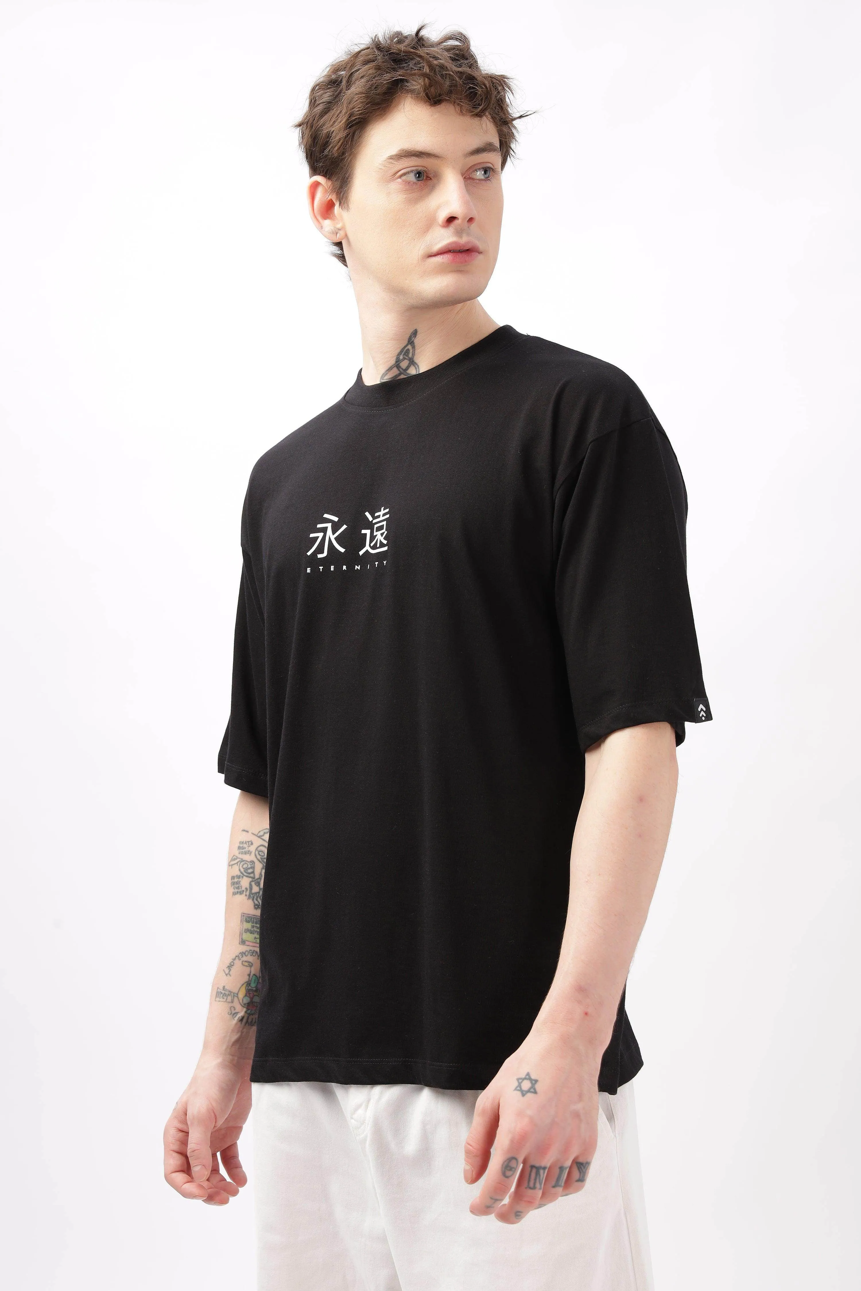 Eternity Black Oversized T-shirt