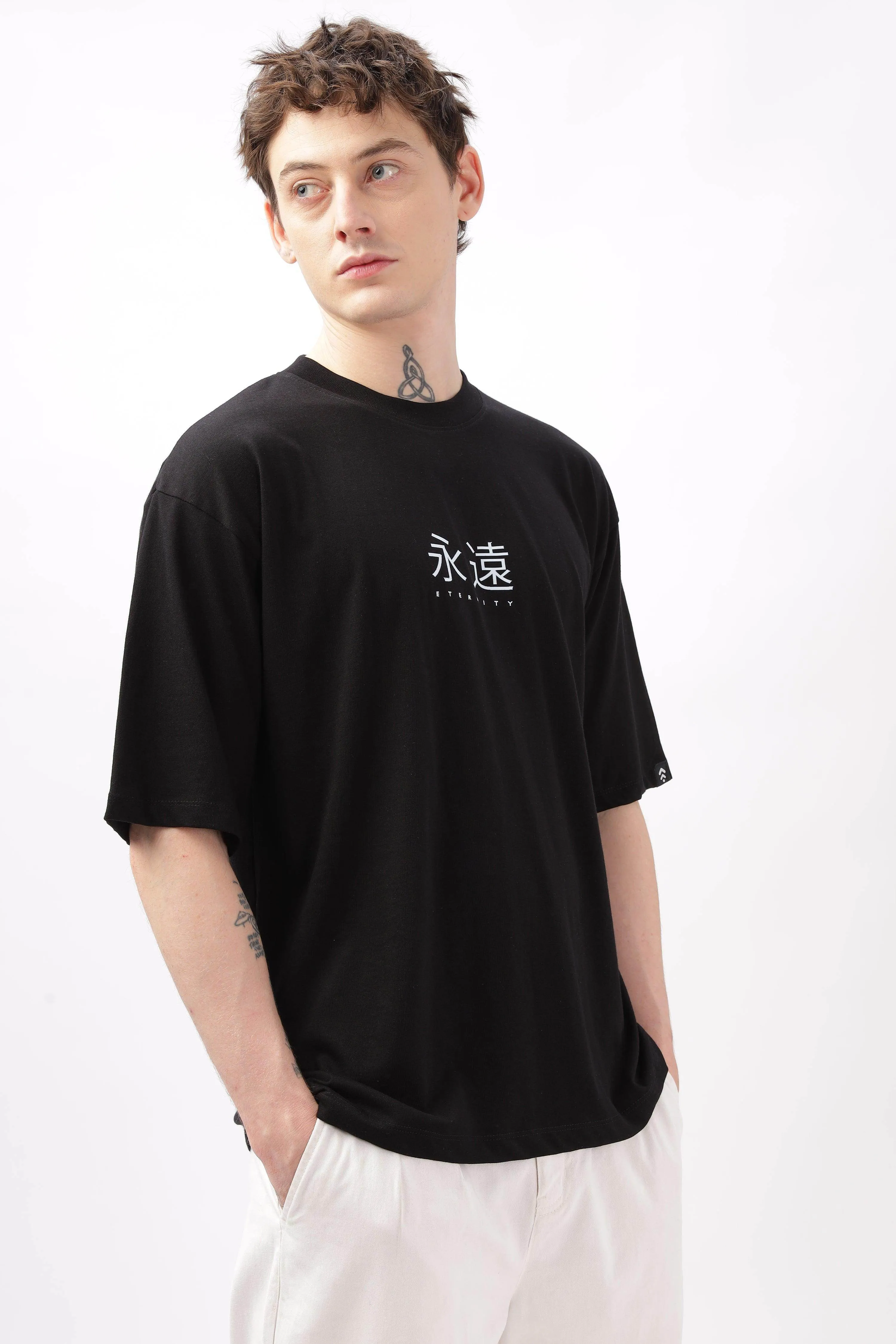 Eternity Black Oversized T-shirt