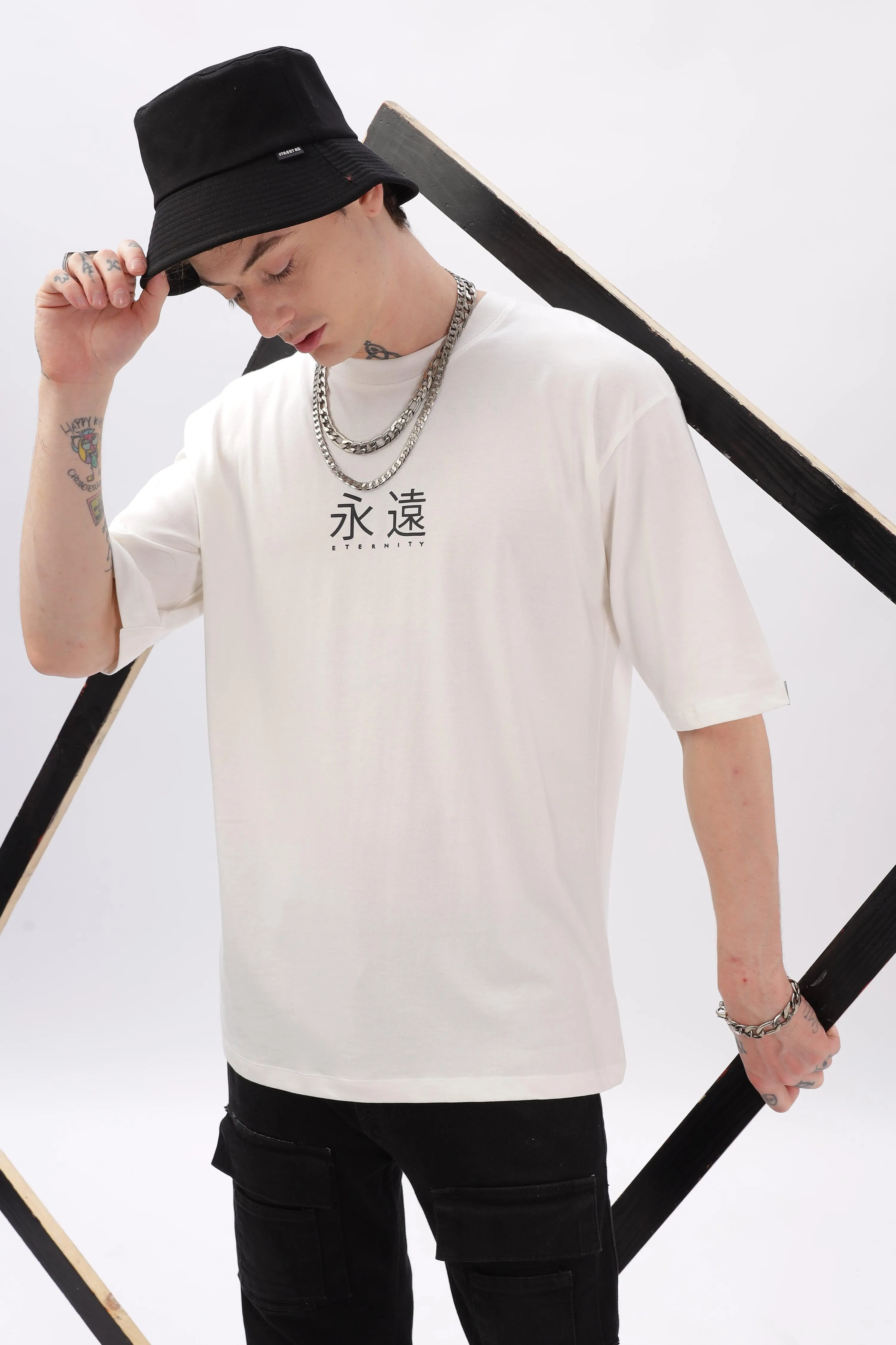 Eternity Off-white Oversized T-shirt