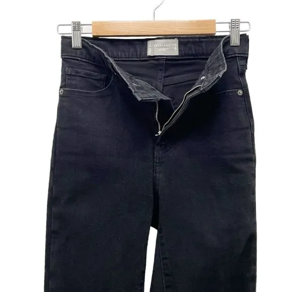 Everlane The Way High Rise Skinny Jean in Ash Aged Black Wash Women’s Size 26