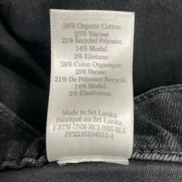 Everlane The Way High Rise Skinny Jean in Ash Aged Black Wash Women’s Size 26