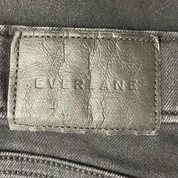 Everlane The Way High Rise Skinny Jean in Ash Aged Black Wash Women’s Size 26
