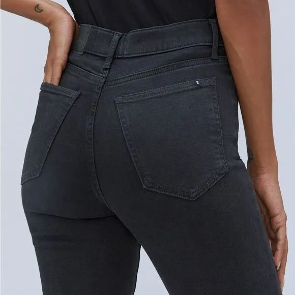 Everlane The Way High Rise Skinny Jean in Ash Aged Black Wash Women’s Size 26