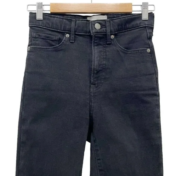 Everlane The Way High Rise Skinny Jean in Ash Aged Black Wash Women’s Size 26