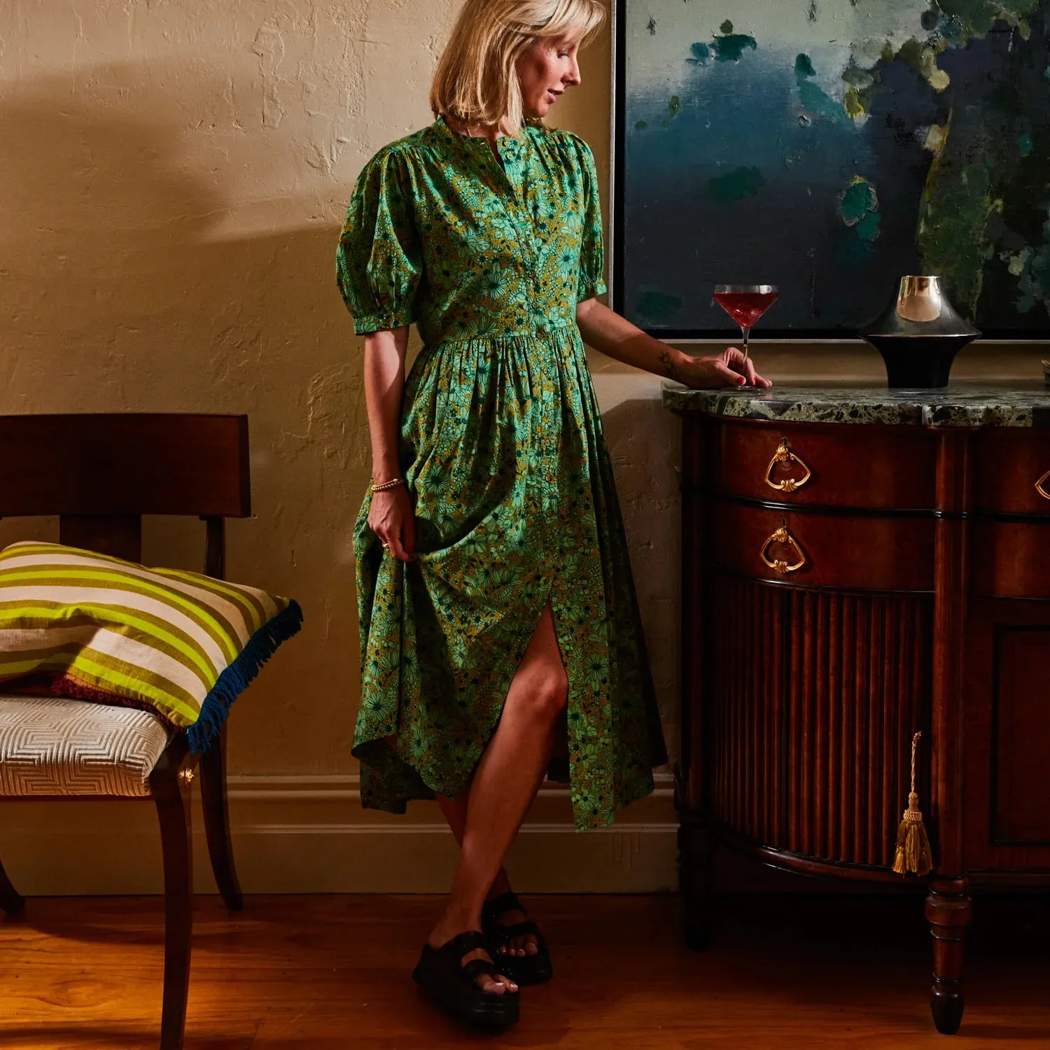 Evette Dress - Martini