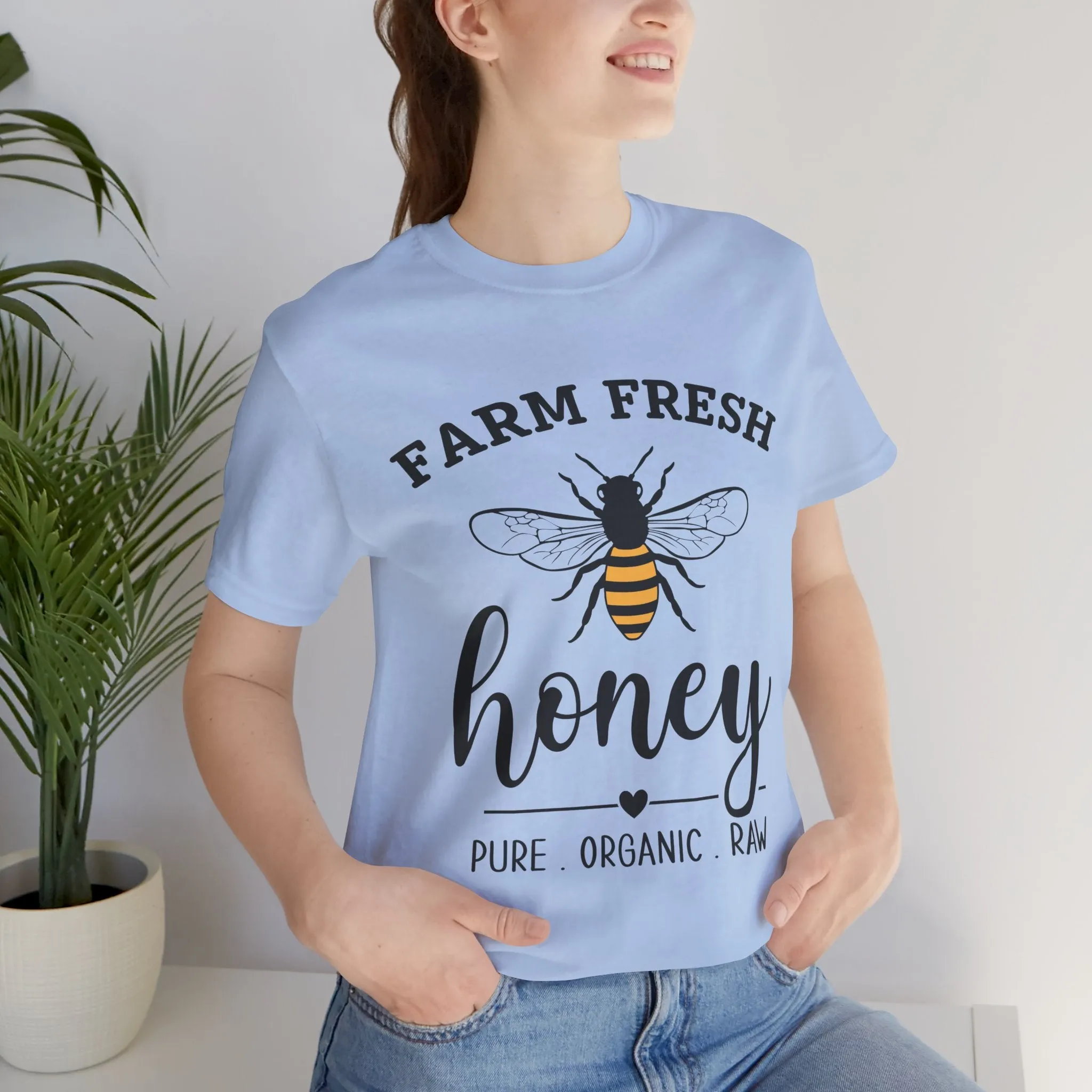 FARM FRESH HONEY - Jersey Tee - 16 COLOR CHOICES - Sizes to 3 XL