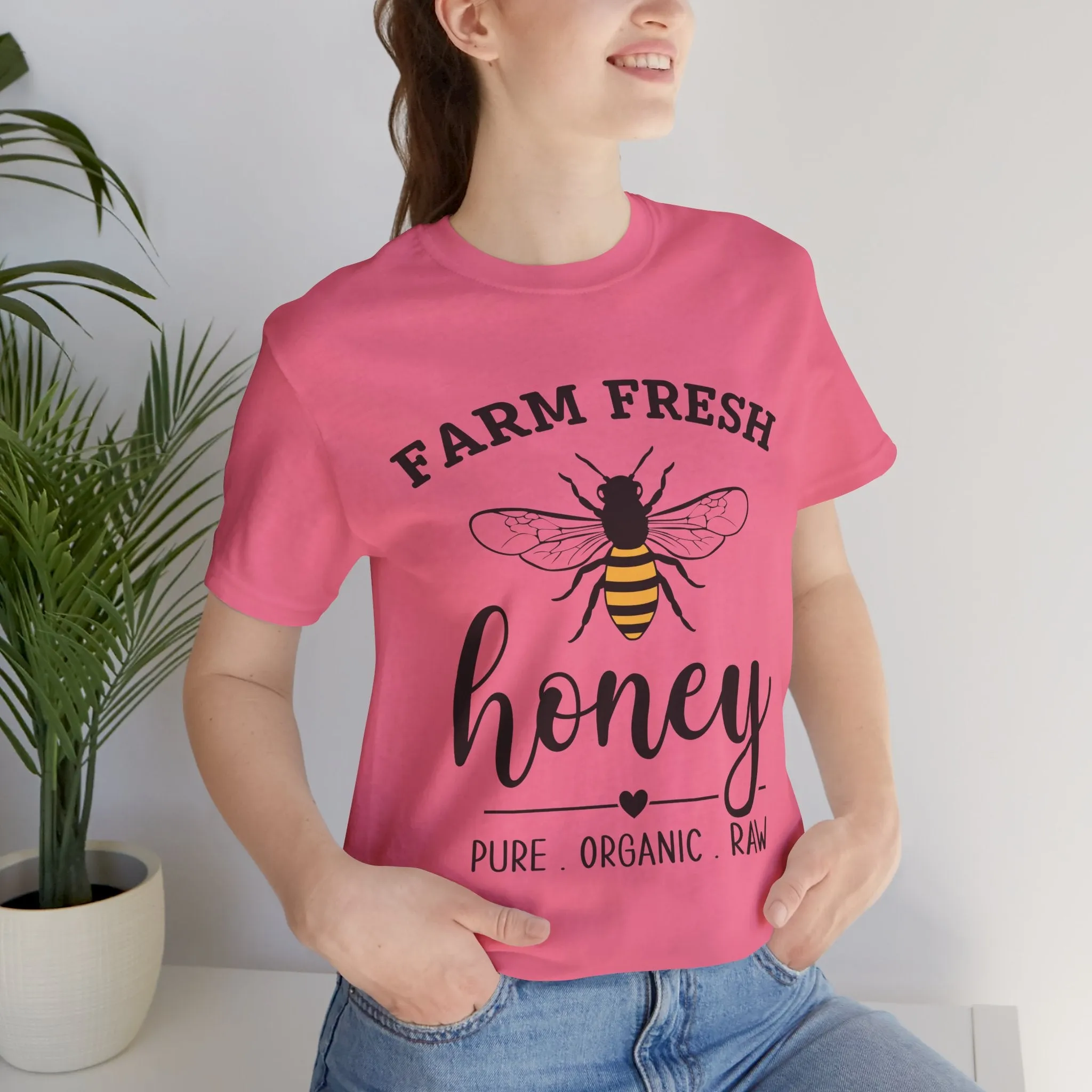 FARM FRESH HONEY - Jersey Tee - 16 COLOR CHOICES - Sizes to 3 XL