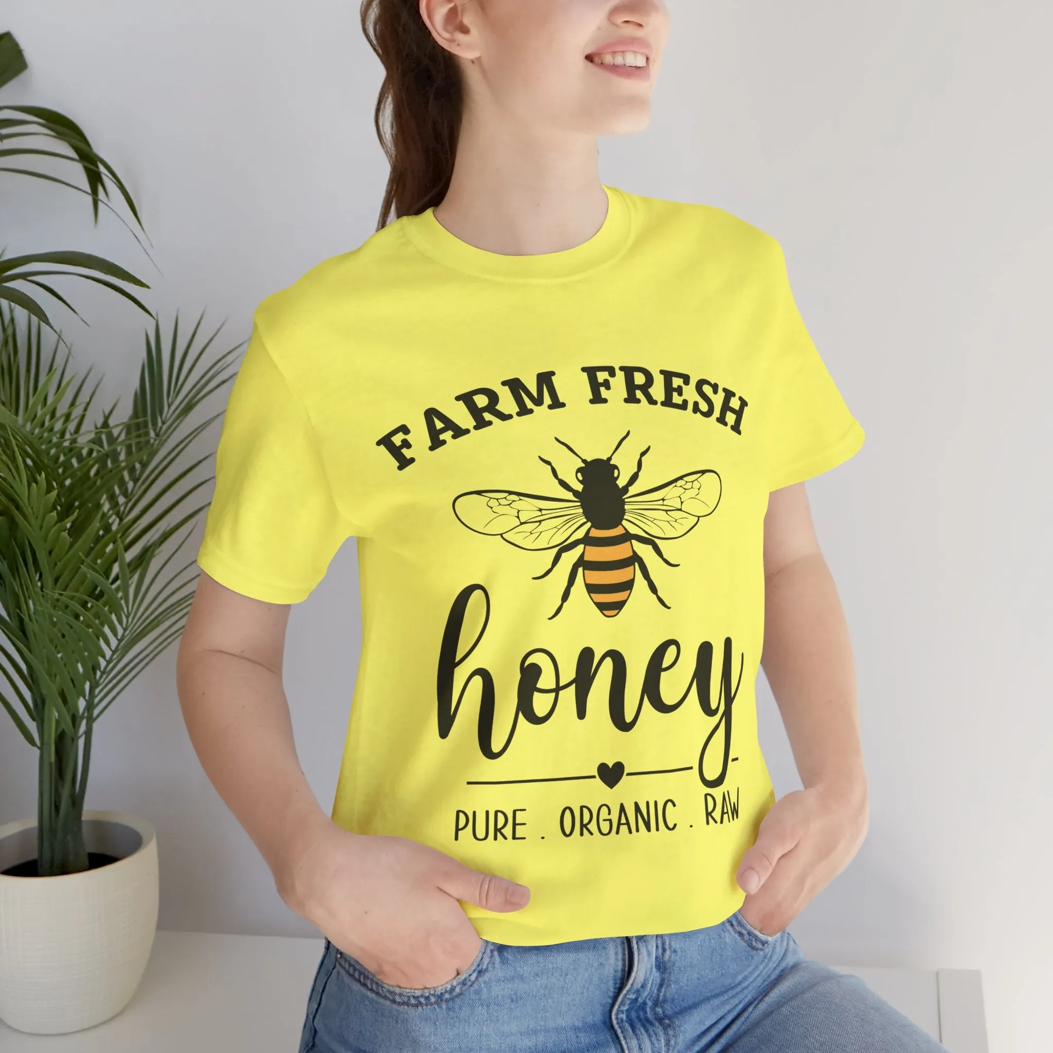 FARM FRESH HONEY - Jersey Tee - 16 COLOR CHOICES - Sizes to 3 XL