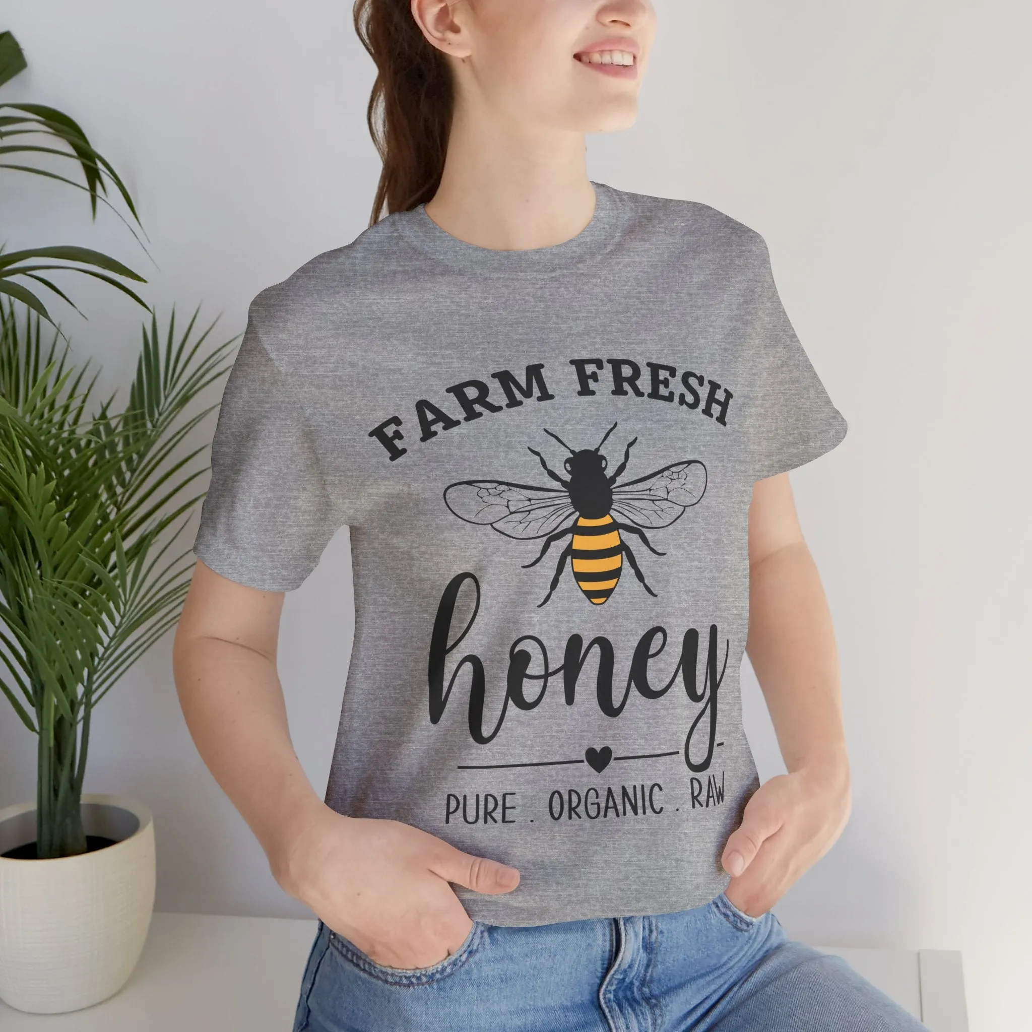 FARM FRESH HONEY - Jersey Tee - 16 COLOR CHOICES - Sizes to 3 XL