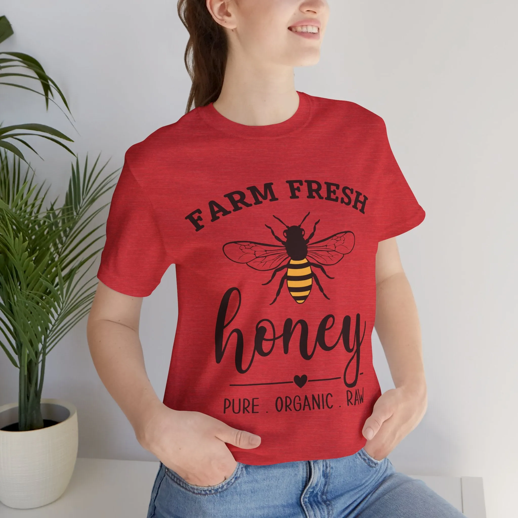 FARM FRESH HONEY - Jersey Tee - 16 COLOR CHOICES - Sizes to 3 XL
