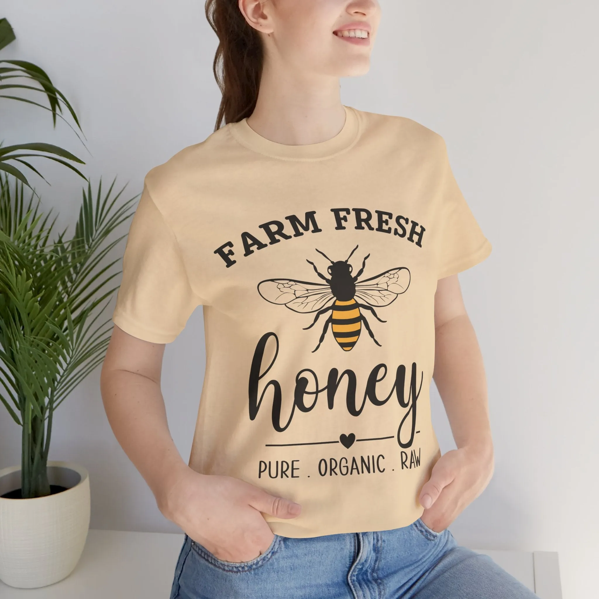 FARM FRESH HONEY - Jersey Tee - 16 COLOR CHOICES - Sizes to 3 XL