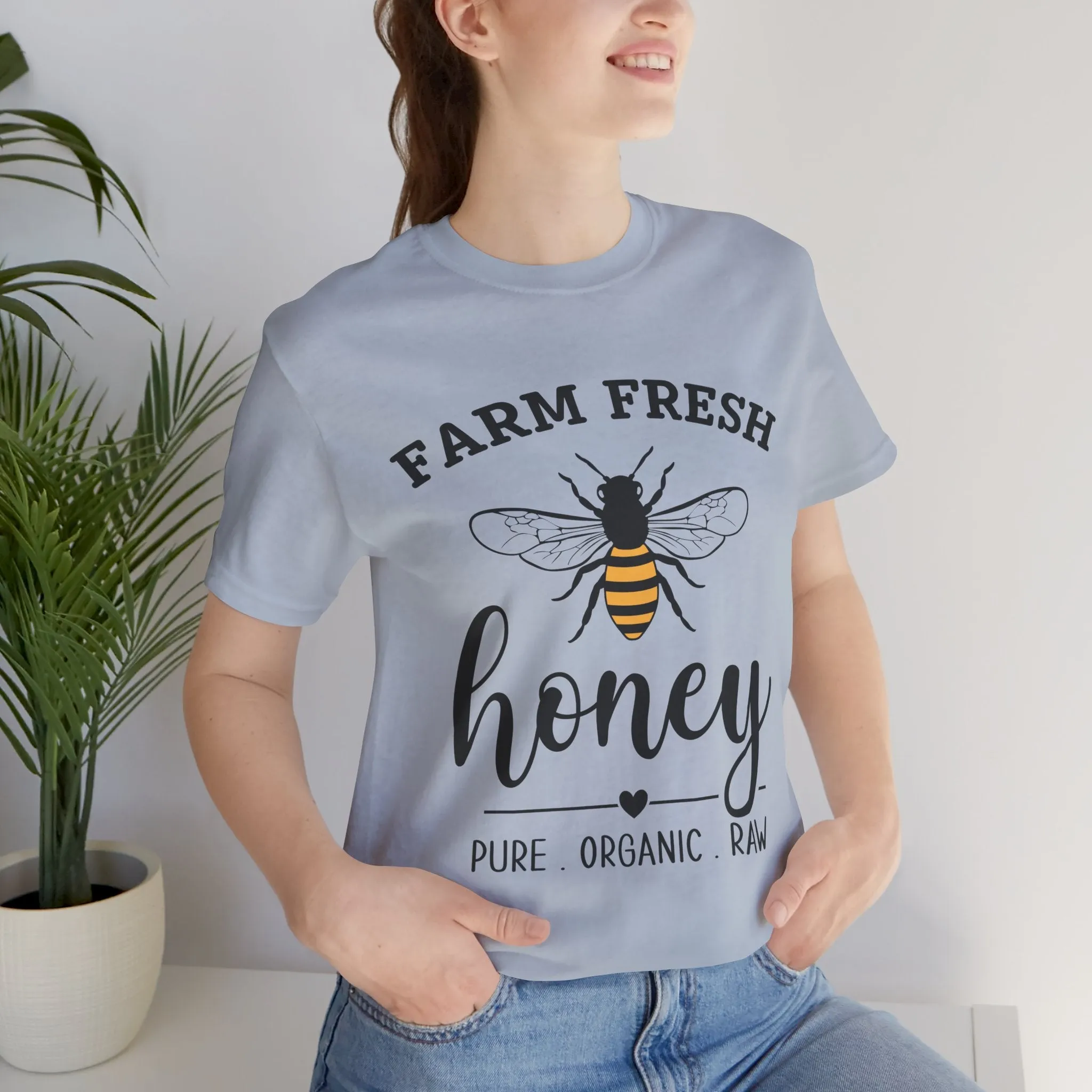 FARM FRESH HONEY - Jersey Tee - 16 COLOR CHOICES - Sizes to 3 XL