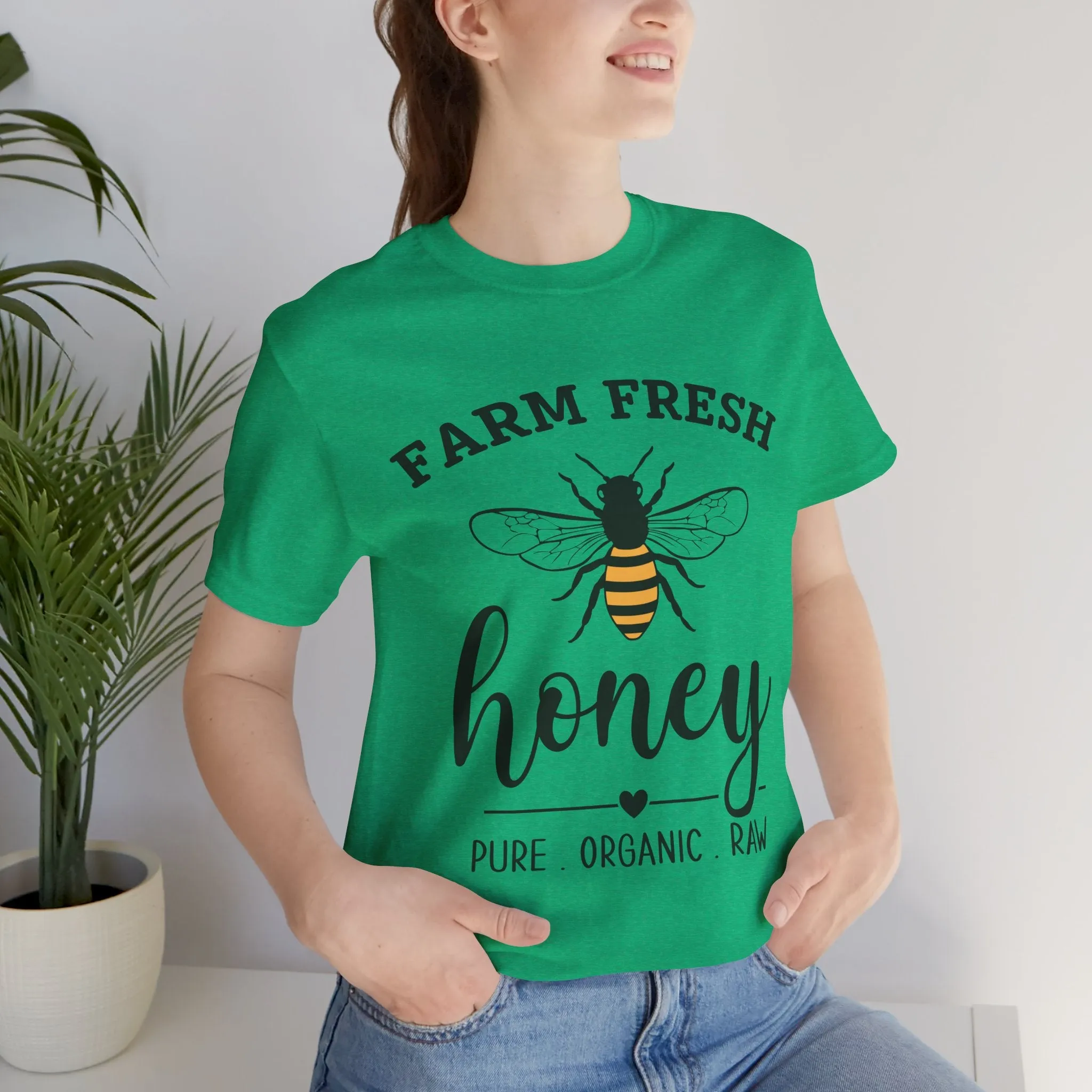FARM FRESH HONEY - Jersey Tee - 16 COLOR CHOICES - Sizes to 3 XL
