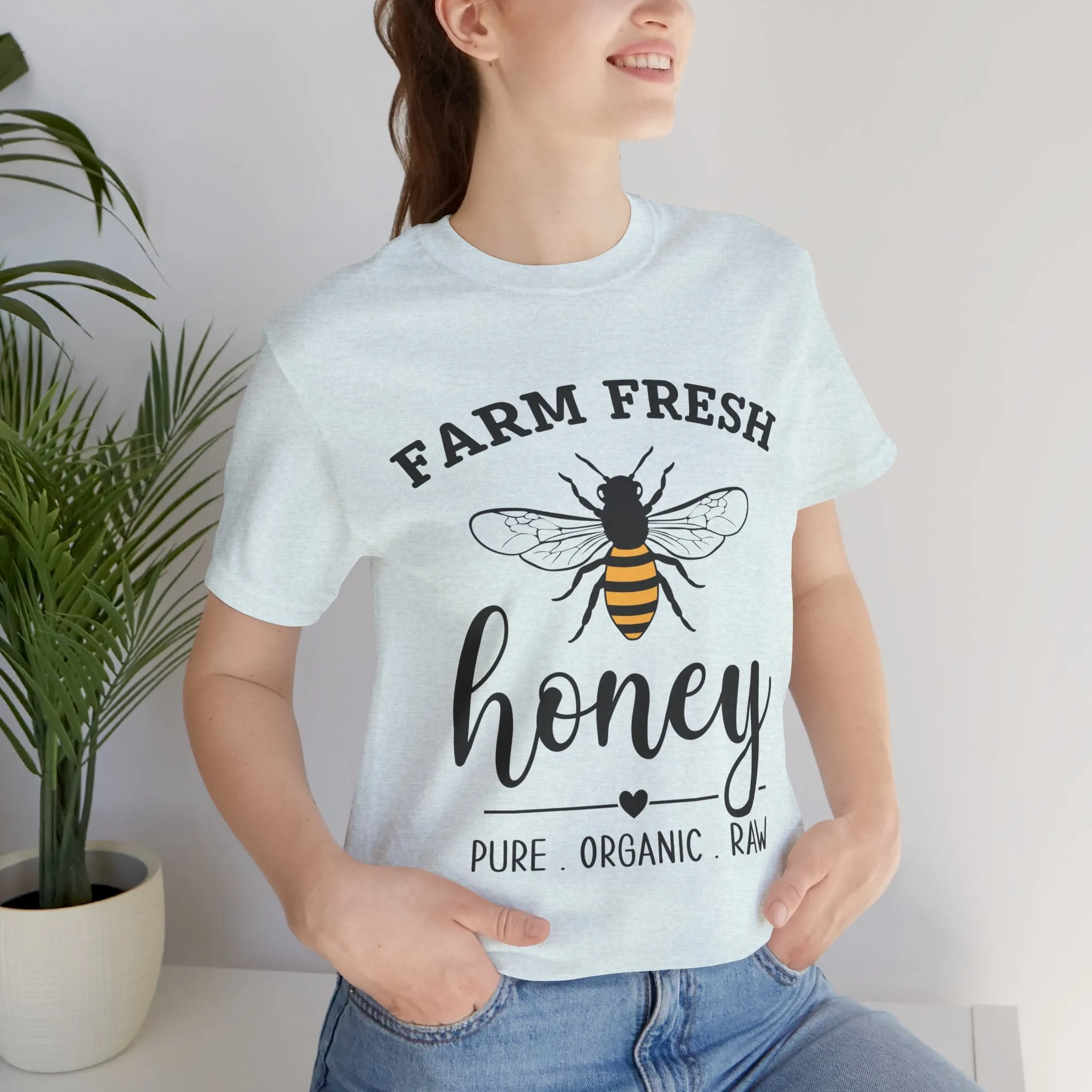 FARM FRESH HONEY - Jersey Tee - 16 COLOR CHOICES - Sizes to 3 XL